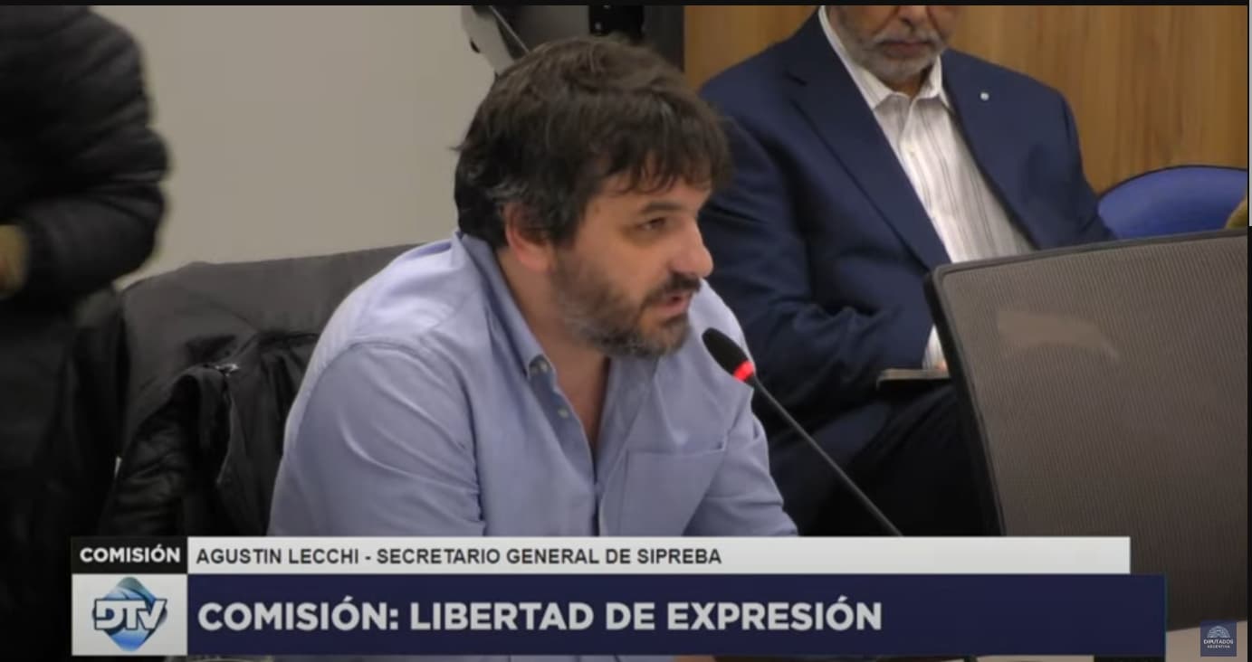 El Sipreba denunció en el Congreso “un plan sistemático de silenciamiento”