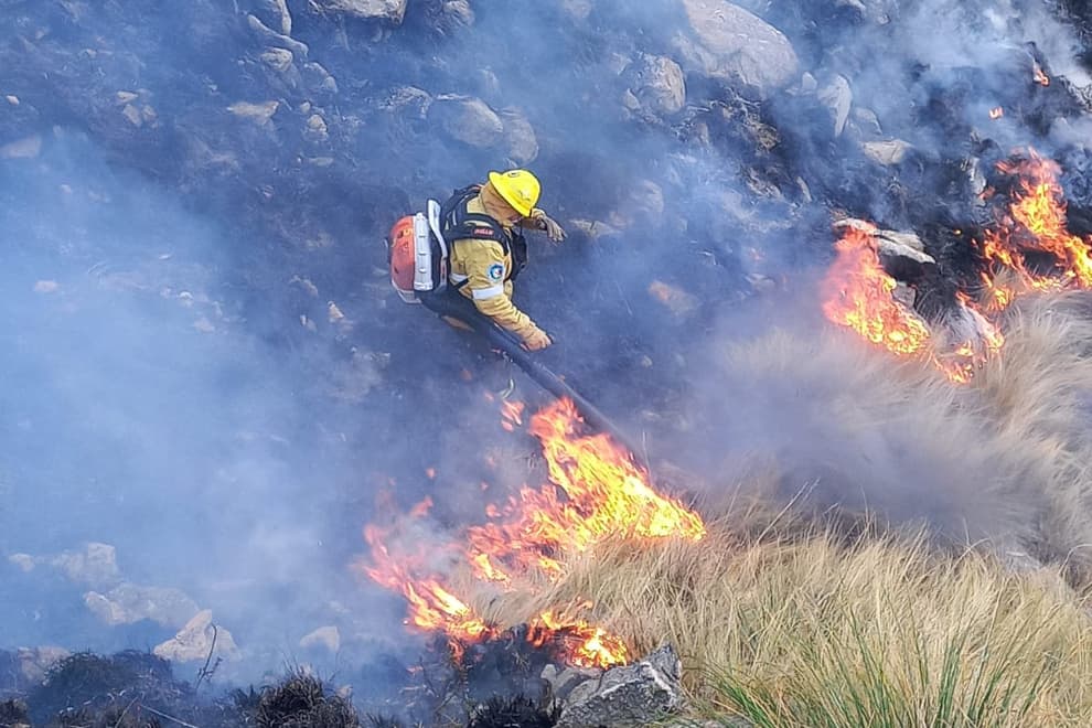 Advierten que el riesgo de incendios forestales es extremo en la provincia de Córdoba